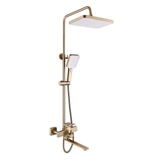 Душевая стойка Shevanik S6136G золотой сатин